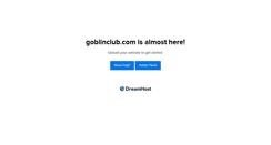 Desktop Screenshot of goblinclub.com